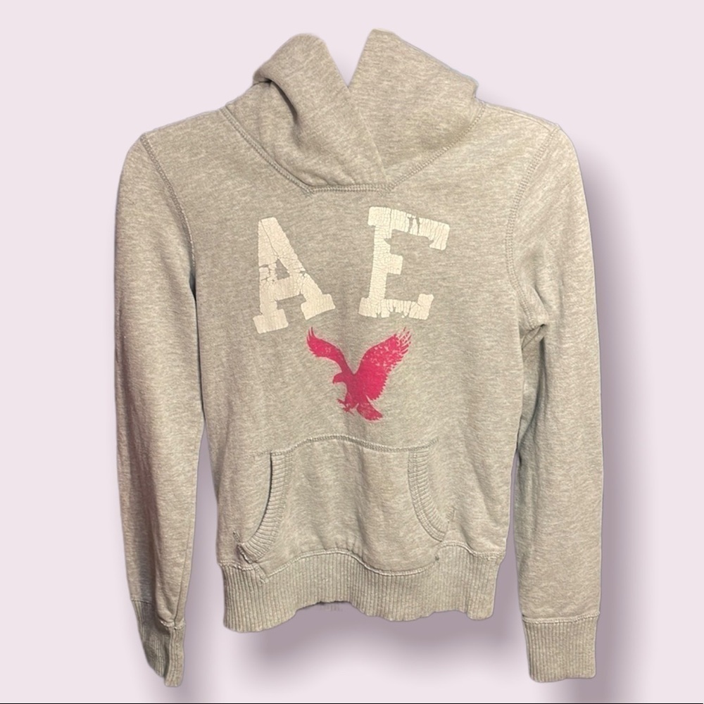 AMERICAN Eagle‎ Outfitters Gray Sweatshirt Hoodie size XS